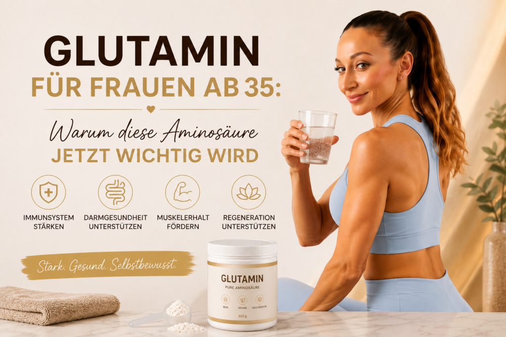 Glutamin für Frauen ab 35: Was diese Aminosäure wirklich bewirkt